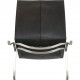 Poul Kjærholm PK-22 chair in black grace leather