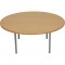 Hans Wegner cirkulært sofabord af eg 120 cm