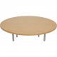 Hans Wegner cirkulært sofabord af eg 120 cm
