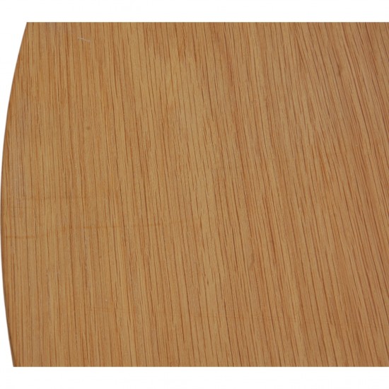 Hans Wegner cirkulært sofabord af eg 120 cm