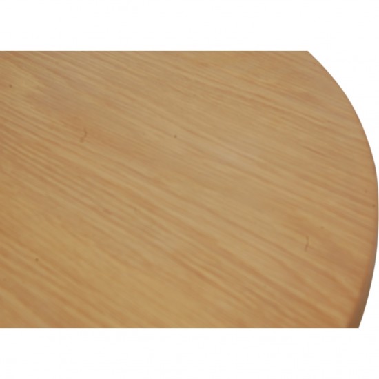 Hans Wegner cirkulært sofabord af eg 120 cm