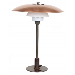 Poul Henningsen PH 3,5/2 Bordlampe med stel af bruneret messing