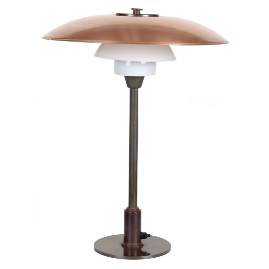 Poul Henningsen PH 3,5/2 Burnished brass table lamp