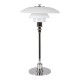 Poul Henningsen New 2/1 table lamp with white opal glass