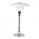 Poul Henningsen Ny 3/2 bordlampe med hvide opal glas