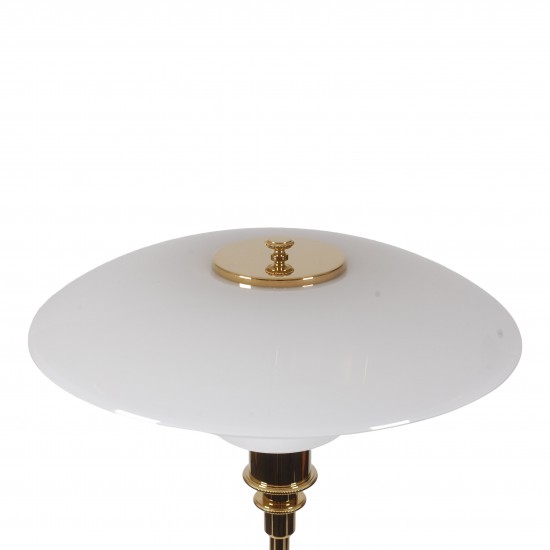 Poul Henningsen PH-3/2 jubilæums bordlampe med hvide opal skærme Ø: 30