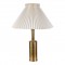 Biilmann-Petersen for Le Klint, telescope brass table lamp, H: 55-67 cm 