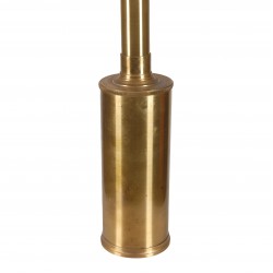 Biilmann-Petersen for Le Klint, telescope brass table lamp, H: 55-67 cm  Biilmann-Petersen for Le Klint, telescope brass table lamp, H: 55-67 cm