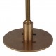 Poul Henningsen PH 4/3 table lamp with a burnished brass frame