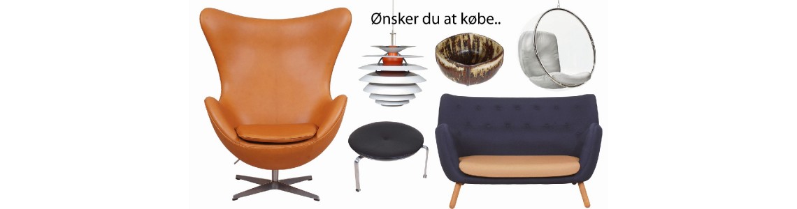 Køb dine brugte designmøbler på markedets bedste vilkår!