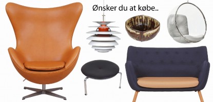 Køb dine brugte designmøbler på markedets bedste vilkår!