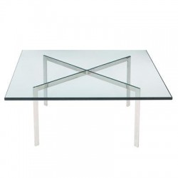 Ludwig Mies van der Rohe Barcelona bord med ny glasplade Ludwig Mies van der Rohe Barcelona bord med ny glasplade