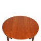 Hans Olsen Roundette table with 4 chairs, teak and cognac aniline leather