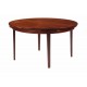 Dyrlund Circular dining table, model 'Flip-flap', rosewood