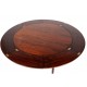 Dyrlund Circular dining table, model 'Flip-flap', rosewood