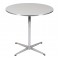 Arne Jacobsen cafebord med hvid laminat Ø: 75 cm