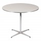 Arne Jacobsen Café table with white laminate Ø: 90 cm