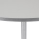 Arne Jacobsen cafebord med hvid laminat Ø: 75 cm