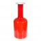 Otto Brauer/Holmegaard Red glass vase H: 25