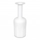 Otto Brauer/Holmegaard White glass vase H: 25