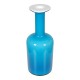 Otto Brauer/Holmegaard Blue glass vase H: 25