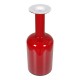 Otto Brauer/Holmegaard Dark red glass vase H: 25