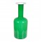 Otto Brauer/Holmegaard Green glass vase H: 31