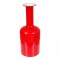 Otto Brauer/Holmegaard Red glass vase H: 31