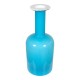 Otto Brauer/Holmegaard Blue glass vase H: 43