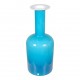 Otto Brauer/Holmegaard Blue glass vase H: 43