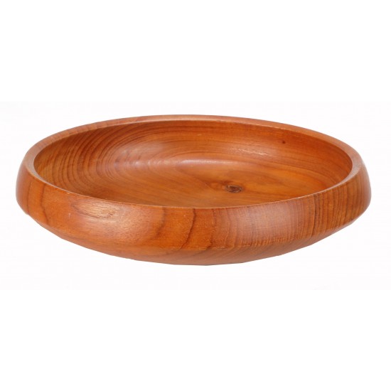Jens Harald Quistgaard massic teak wood bowl 