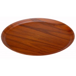 Aary: Formstøbt teak bakke Ø: 45 cm Aary: Formstøbt teak bakke Ø: 45 cm