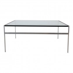 Fabricius og Kastholm sofabord af glas BO-553 100x100 cm Fabricius og Kastholm sofabord af glas BO-553 100x100 cm