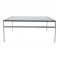 Fabricius and Kastholm glass coffee table BO-553 100x100 cm