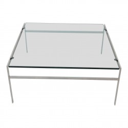 Fabricius og Kastholm sofabord af glas BO-553 100x100 cm Fabricius og Kastholm sofabord af glas BO-553 100x100 cm