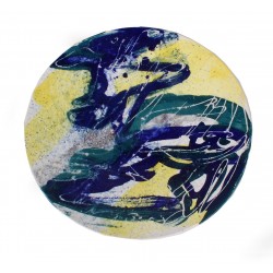 Peter Nyborg ceramic dish from 1991 Ø: 40 cm