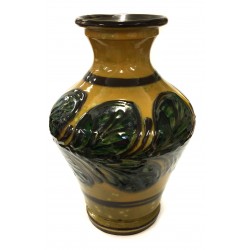 Herman Kähler vase with a led glaze H: 22 cm