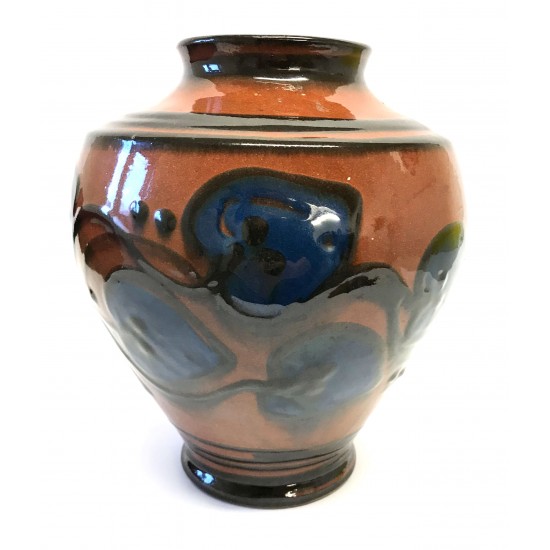 Herman A Kähler Vase with led glaze Ø: 20 cm