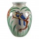 Aluminia hand painted vase, stamped at the bottom, H: 40