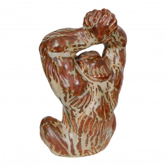 Knud Kyhn Stoneware Monkey figure