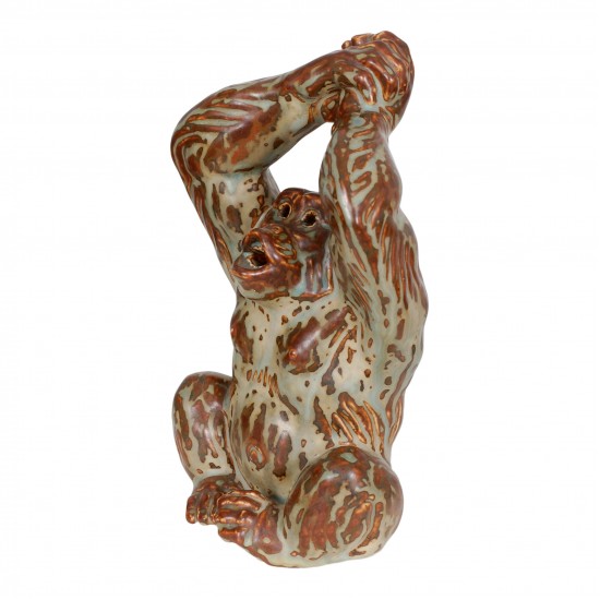 Knud Kyhn Stoneware Monkey figure