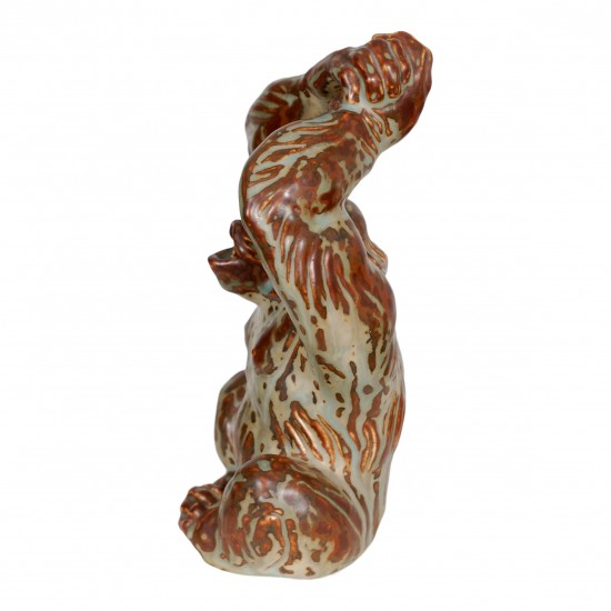 Knud Kyhn Stoneware Monkey figure