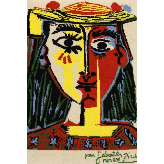 Pablo Picasso 'Femme au chapeau a pompons et au corsage imprimé' by Desso, cd