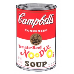 Andy Warhol "Campbell's Soup I". Tomato Beef Noodle, cd Andy Warhol "Campbell's Soup I". Tomato Beef Noodle, cd