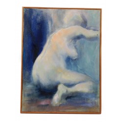 Unknown artist, naked woman, oil on canvas, cd