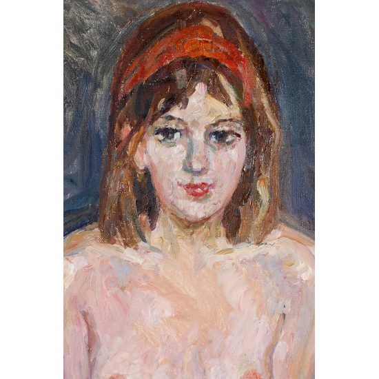 Lasse Winsløw (1911-2006) Naked model, oil on canvas, cd