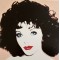 Andy Warhol, Joan Collins in 1985, Polaroid instant foto, cd