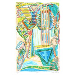 Carsten Nash "Opus 1" Sign, Carsten Nash 1996, 114/120, lithography in color, 38x58 UR Carsten Nash "Opus 1" Sign, Carsten Nash 1996, 114/120, lithography in color, 38x58 UR