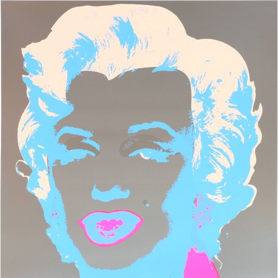 Andy Warhol, Litografi "Marilyn", stemplet, 91 x 91 cm, cd