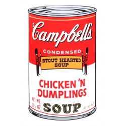 Andy Warhol "Chicken 'N Dumplings Soup - Campbell's Soup" Andy Warhol "Chicken 'N Dumplings Soup - Campbell's Soup"